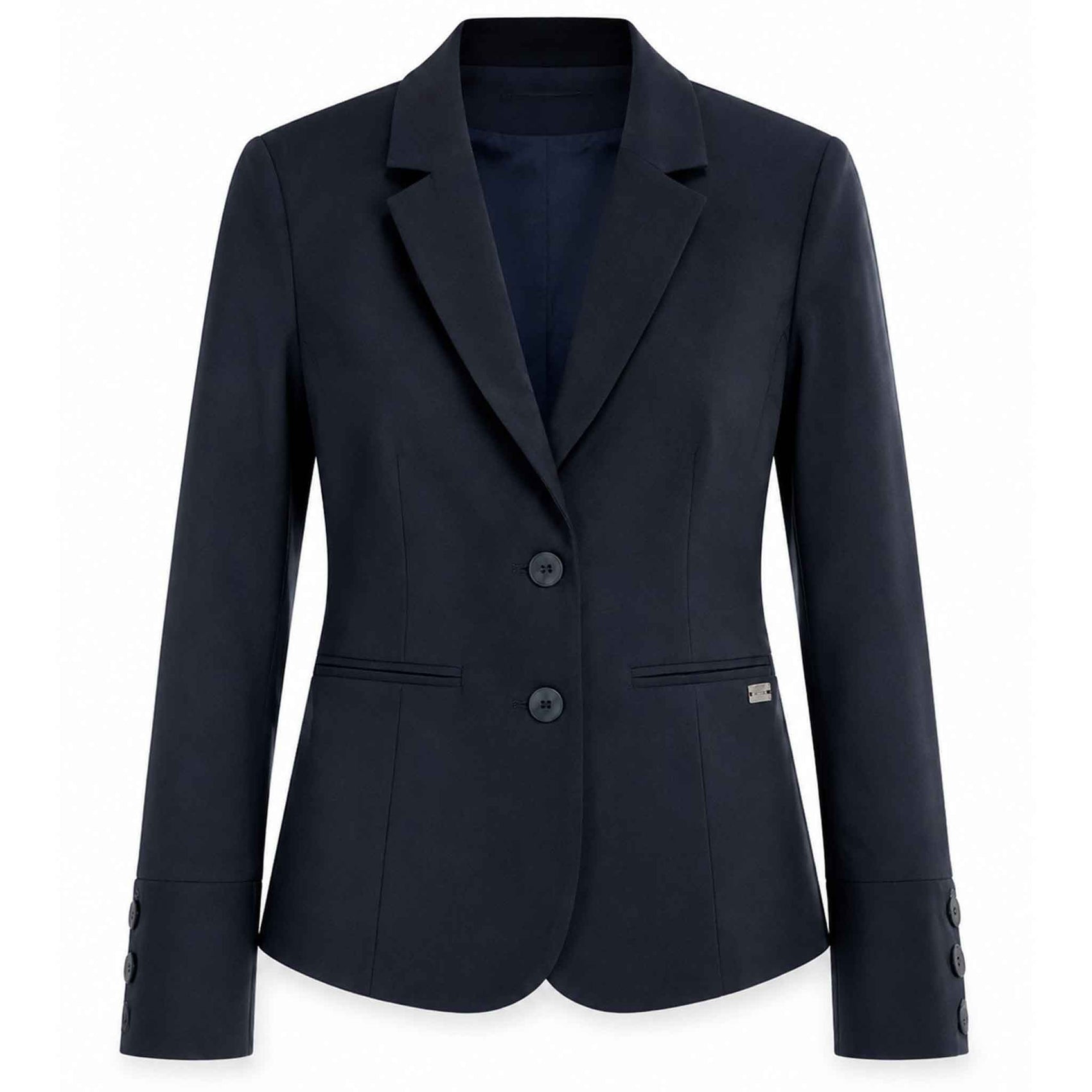 TQ Blazer Manja Textured Donkerblauw | Tall