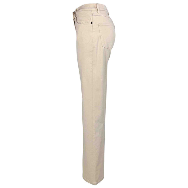 Bloomers Jeans Rita Natural, lange dames jeans, zijaanzicht