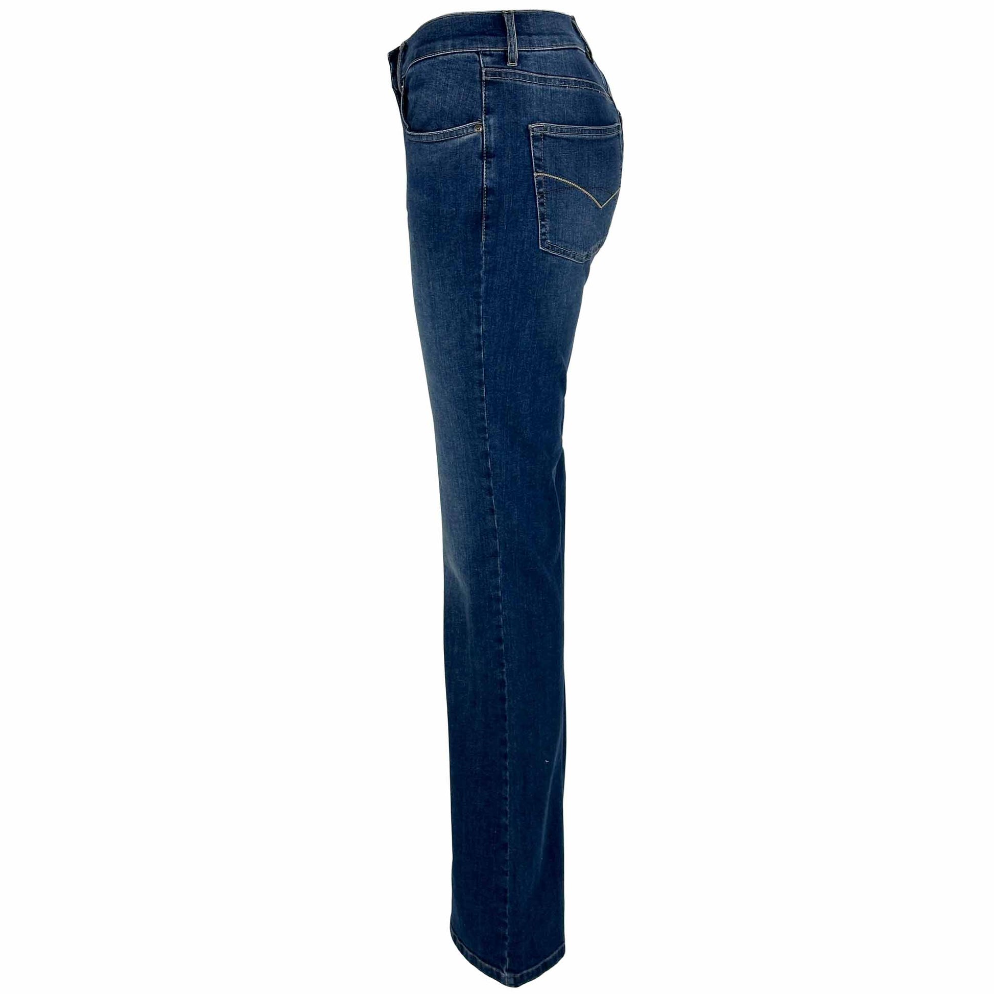 kleding lange vrouwen bloomers jeans sandra dark blue