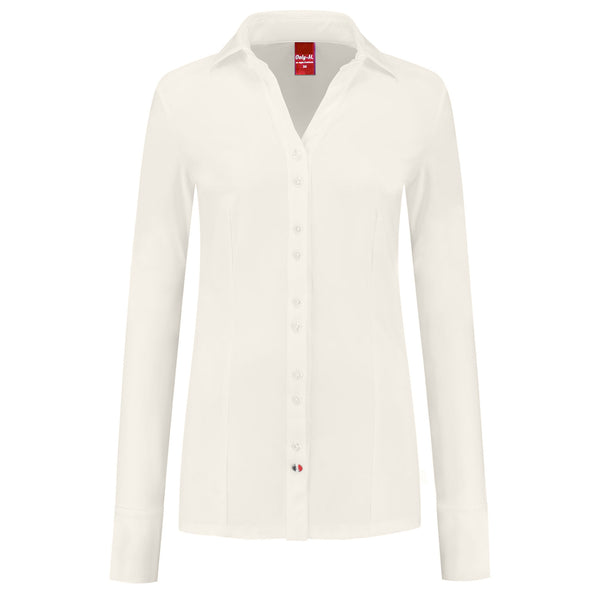 Only-M Blouse Sporty Offwhite, tall kleding voor lange vrouwen