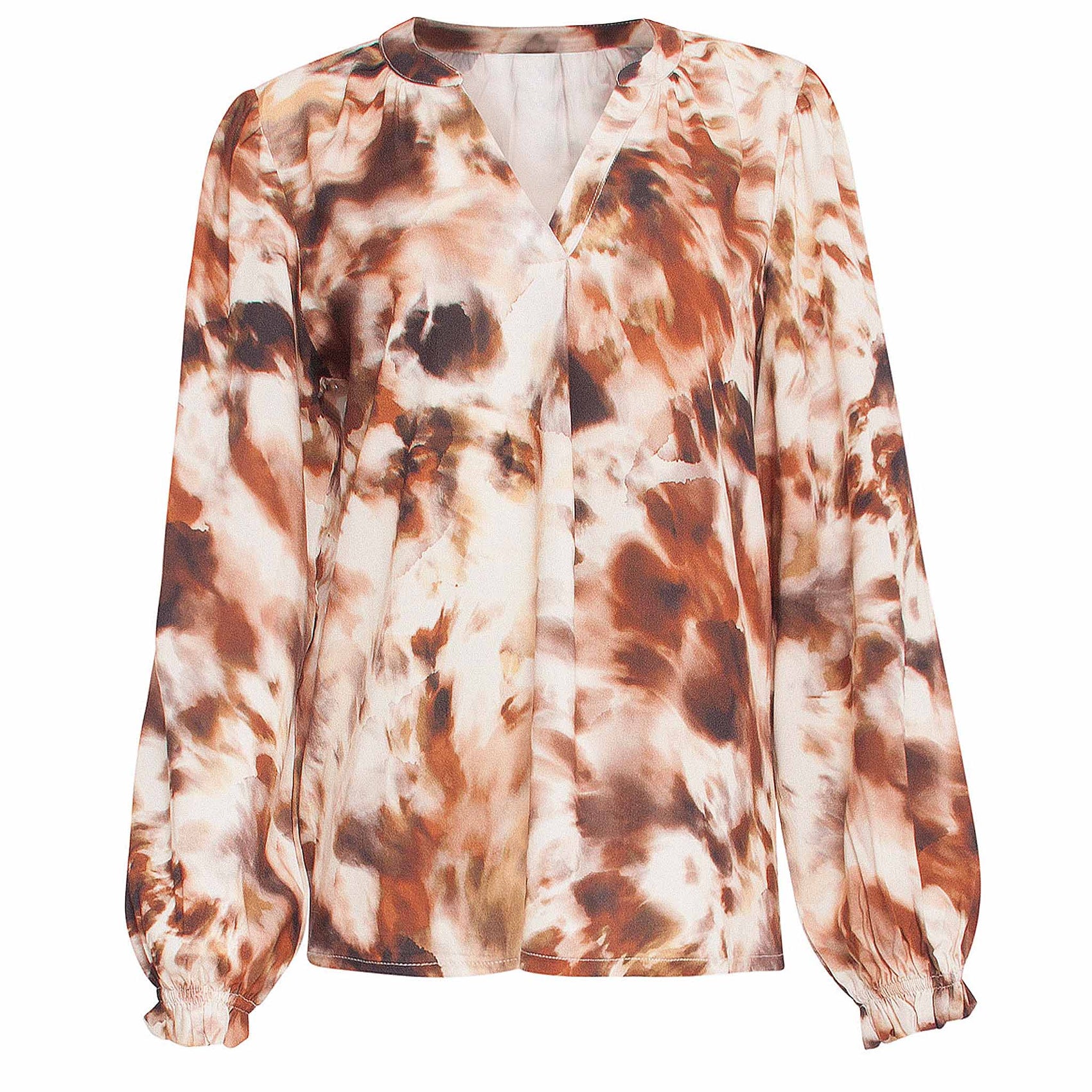 Tall Smashed Lemon Blouse Bruin - lange vrouwen