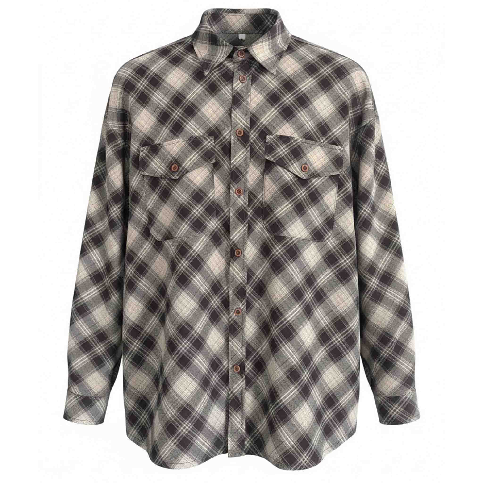 ICNK Blouse Chevron Check | Tall