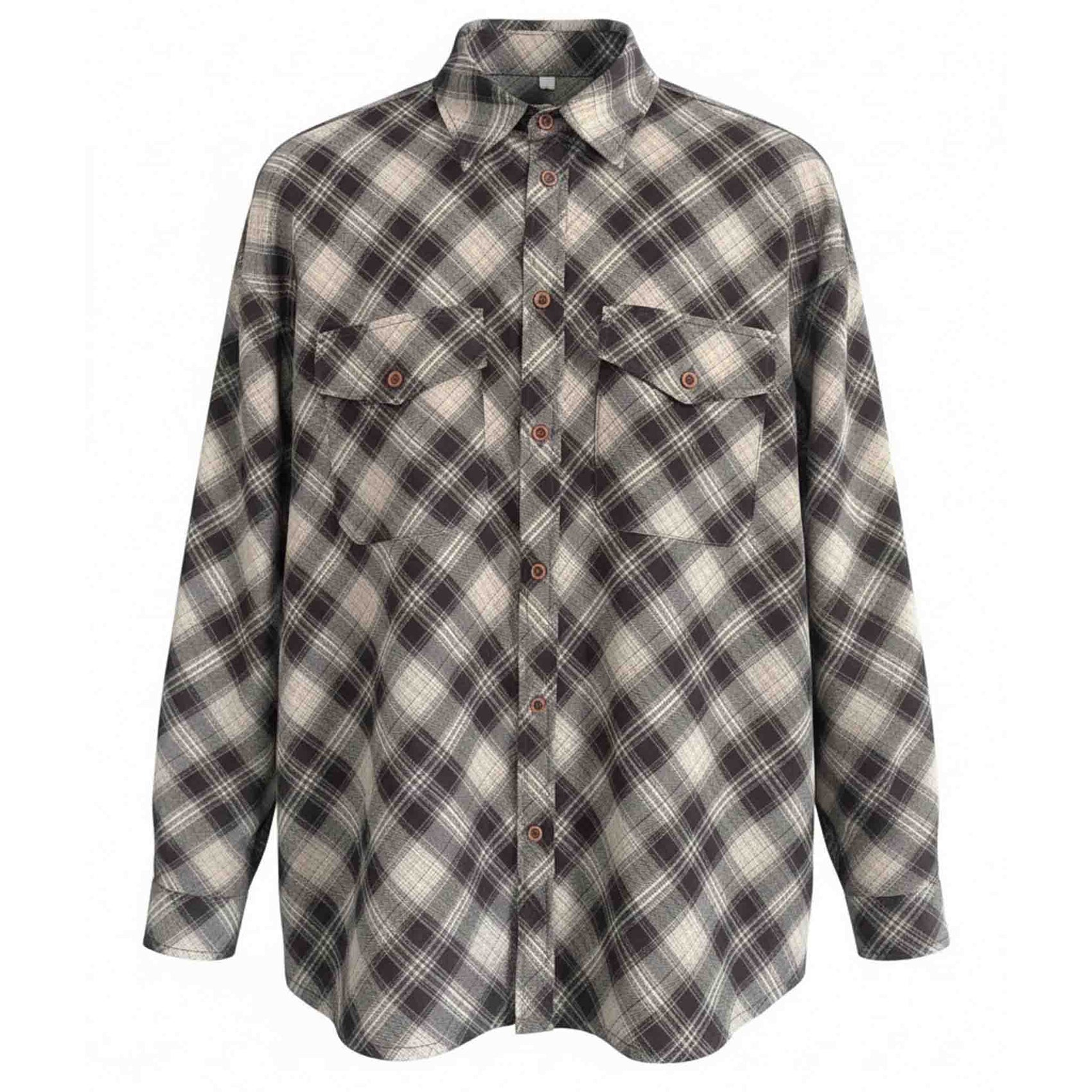 ICNK Blouse Chevron Check | Tall