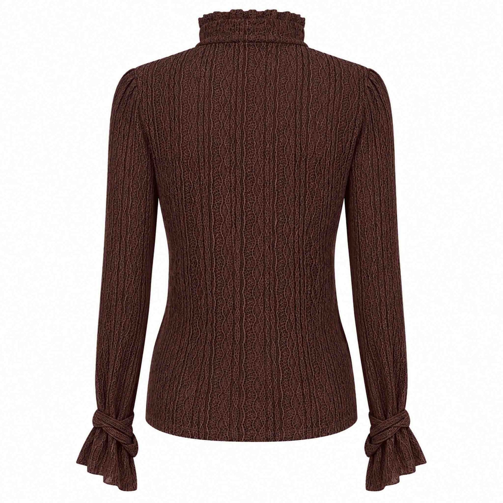 ICNK Blouse Runa Grijsbruin | Tall