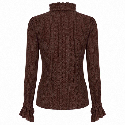 ICNK Blouse Runa Grijsbruin | Tall