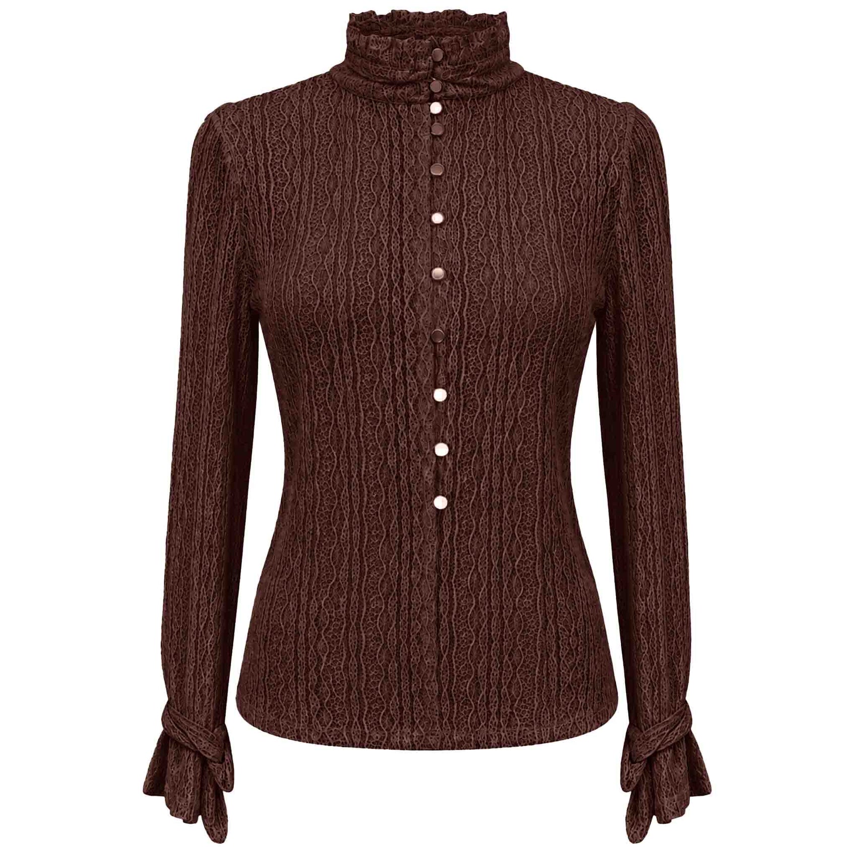 ICNK Blouse Runa Grijsbruin | Tall