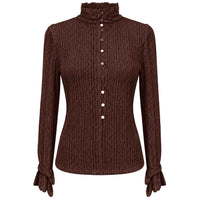 ICNK Blouse Runa Grijsbruin | Tall