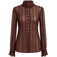 ICNK Blouse Runa Bruin | Tall