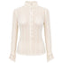 ICNK Blouse Runa Offwhite – voorzijde – kleding voor lange vrouwen
