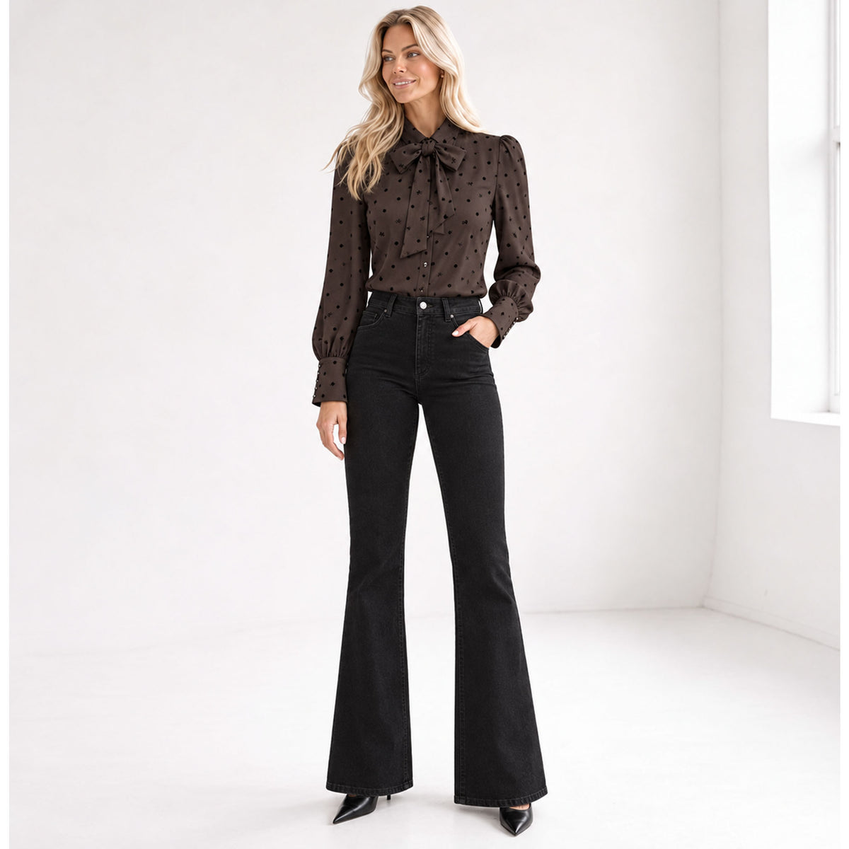 Kimara Blouse Zara Medina Mist | Tall