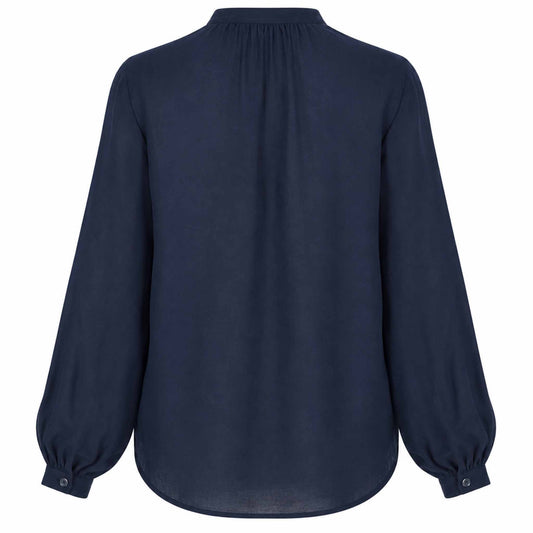 Longlady Blouse Debby Donkerblauw | Tall