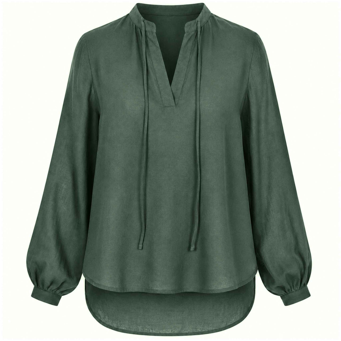 Longlady Blouse Debby Donkergroen | Tall