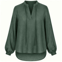 Longlady Blouse Debby Donkergroen | Tall