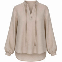 Longlady Blouse Debby Lichtbeige | Tall