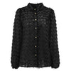 NED Blouse Mayliera Fringe Zwart | Tall