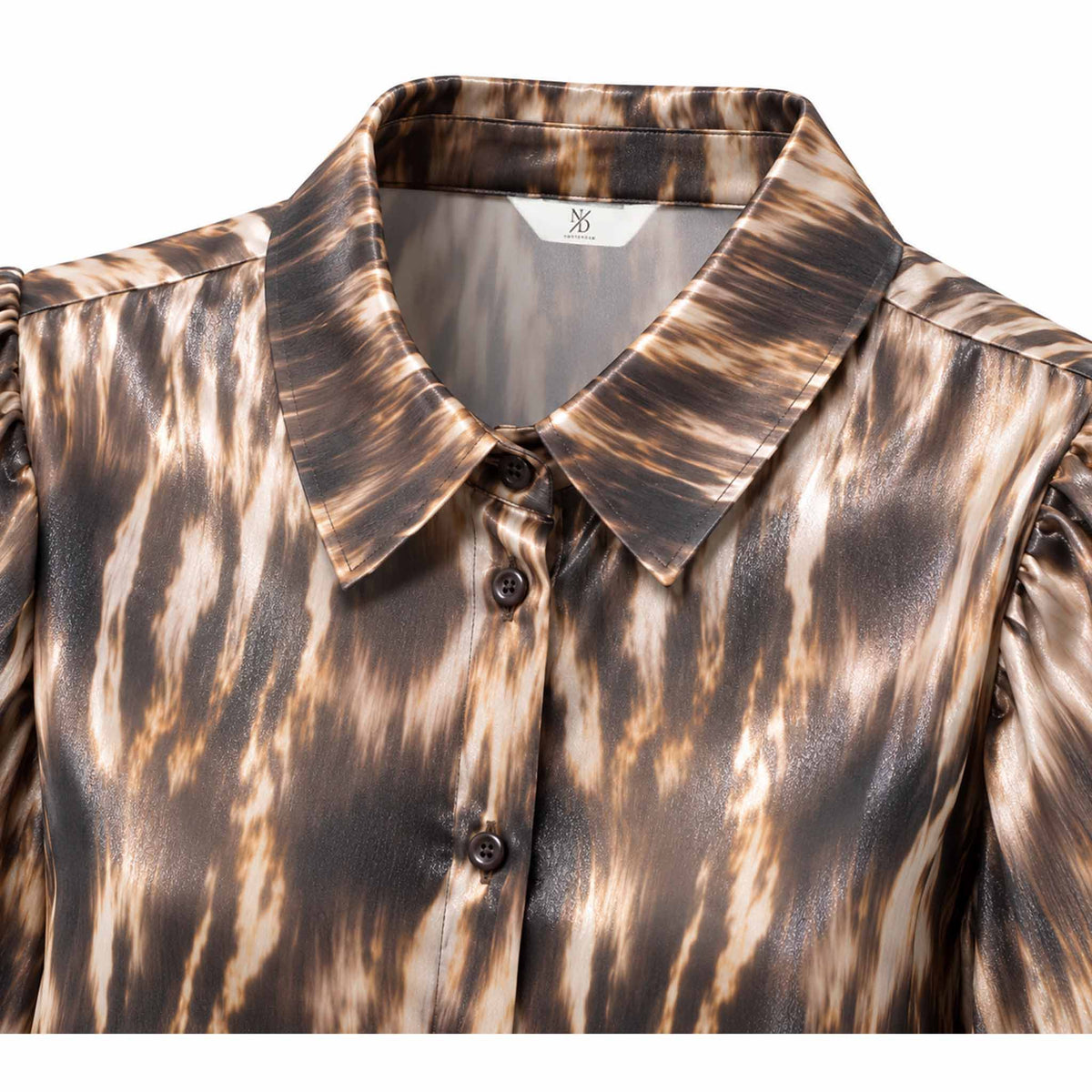 NED Blouse Mayliera Ganache Brown | Tall