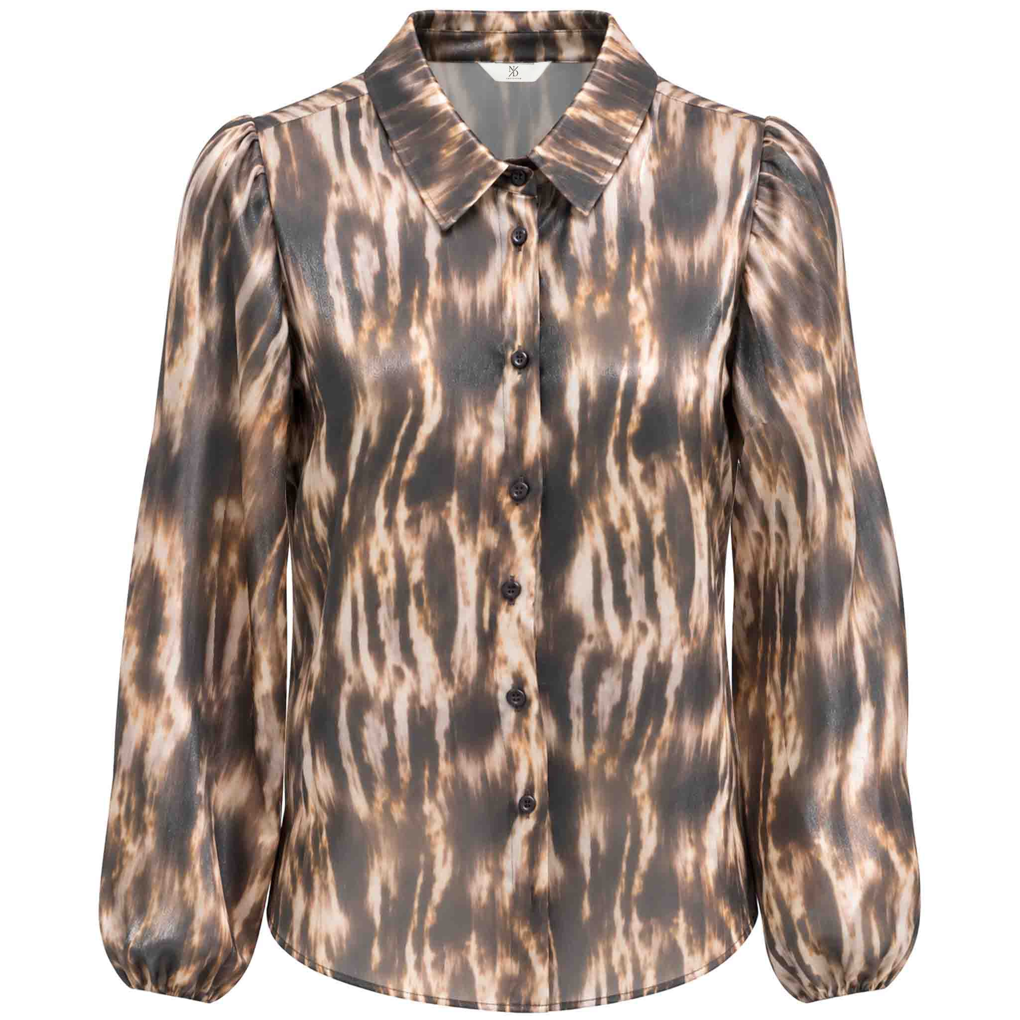 NED Blouse Mayliera Ganache Brown | Tall