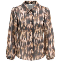 NED Blouse Mayliera Ganache Brown | Tall