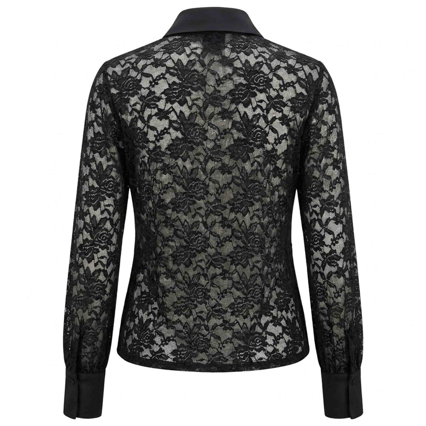 Only-M Bluse Spitze Schwarz | Tall