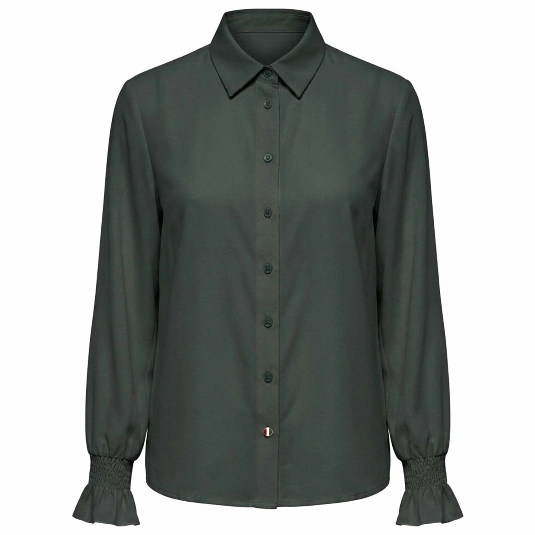 Only-M Blouse Travel Smock Grijsgroen | Tall