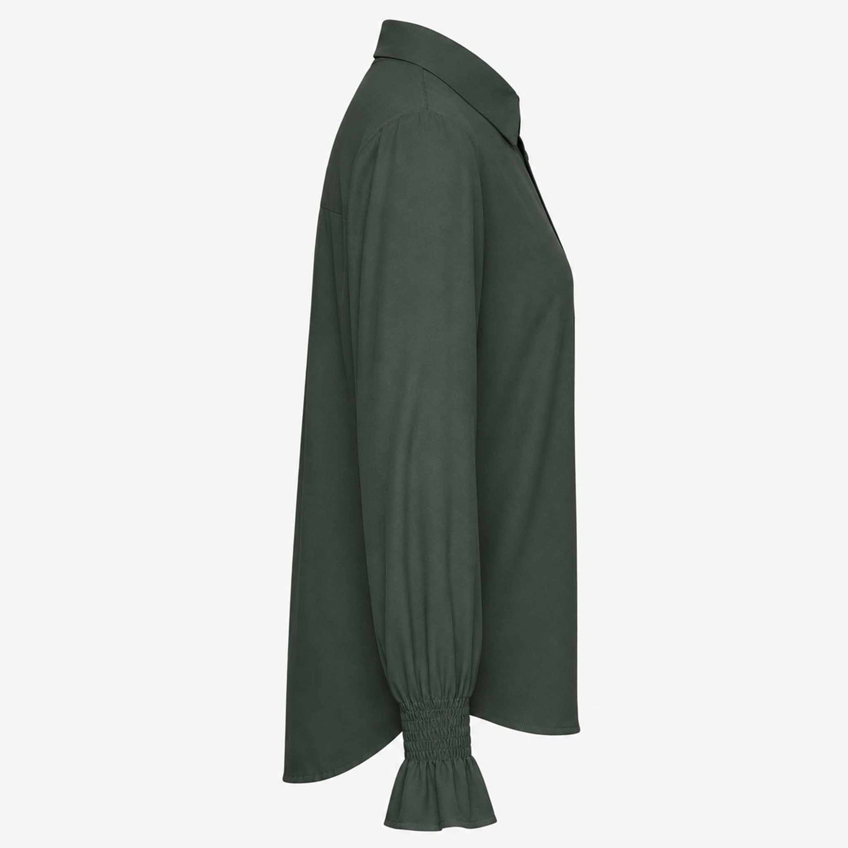 Only-M Blouse Travel Smock Grijsgroen | Tall