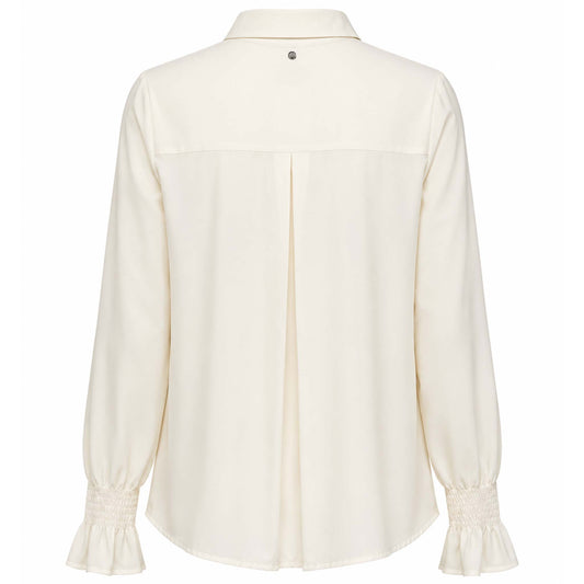 Only-M Blouse Travel Smock Offwhite | Tall