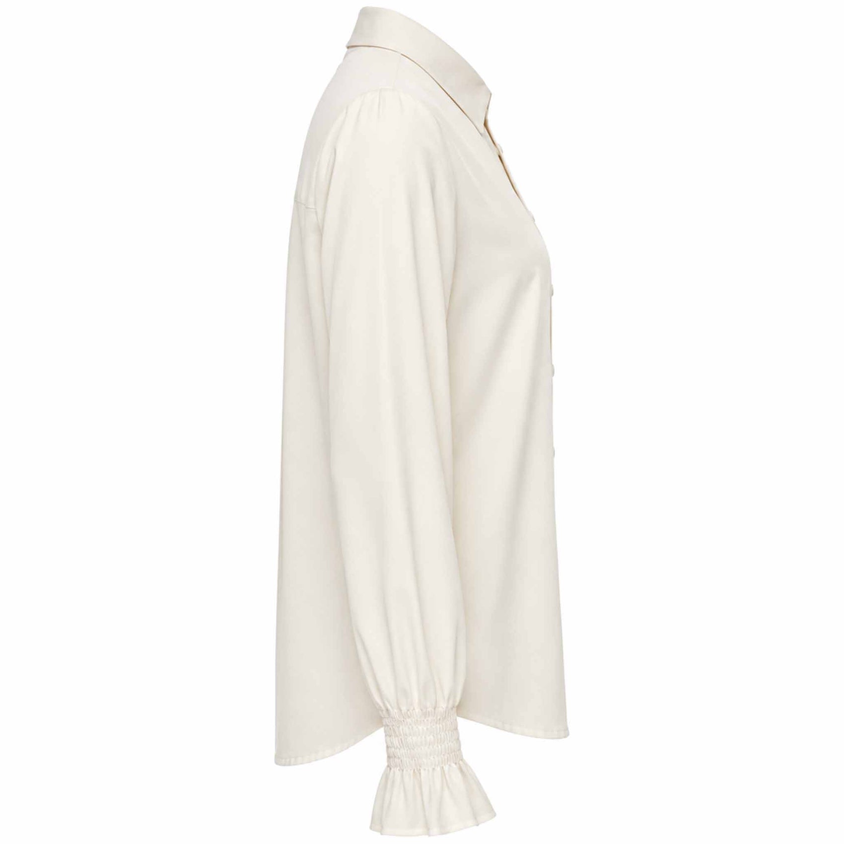 Only-M Blouse Travel Smock Offwhite | Tall