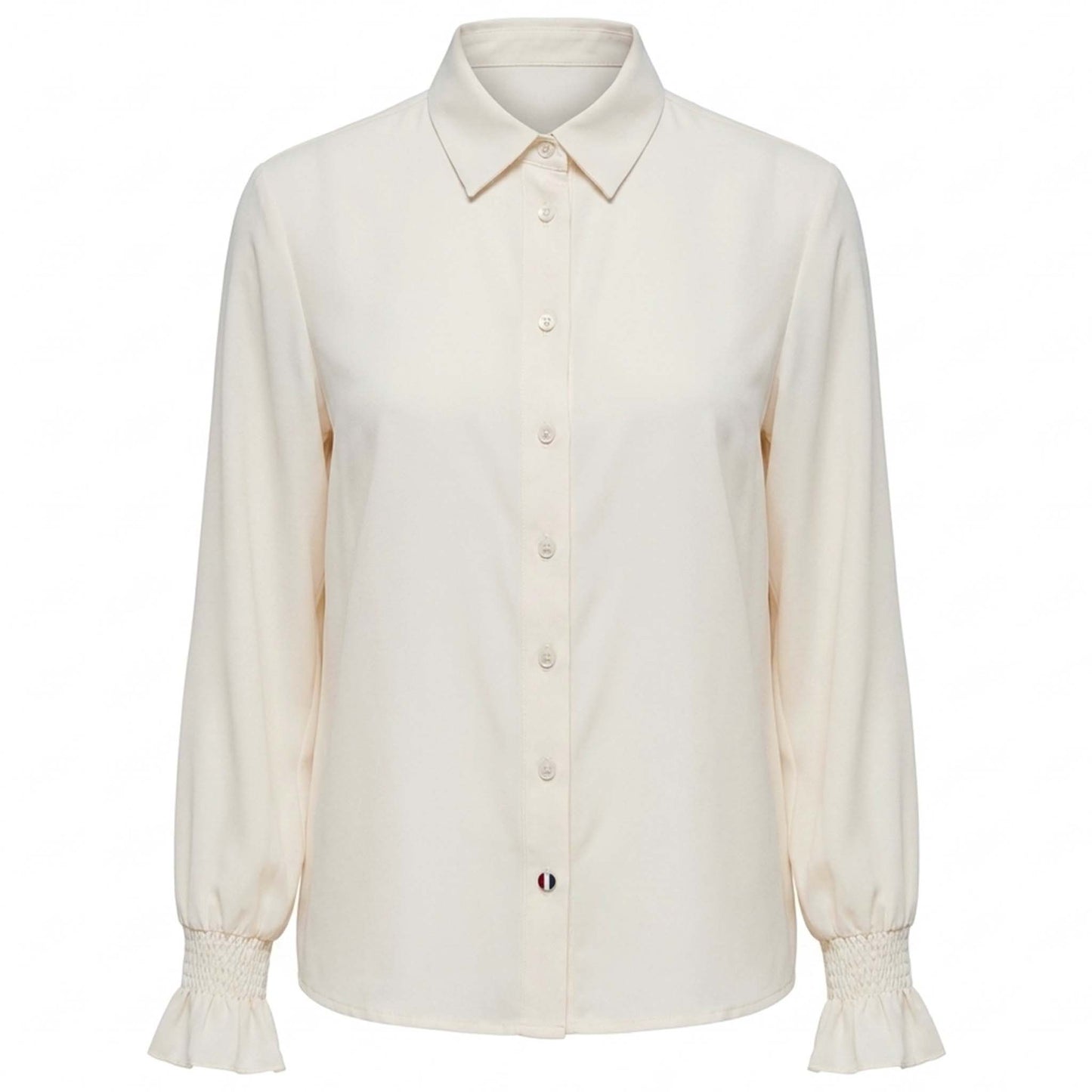Only-M Blouse Travel Smock Offwhite | Tall