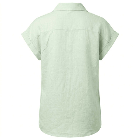 Sequoia Blouse Linnen Mint | Tall