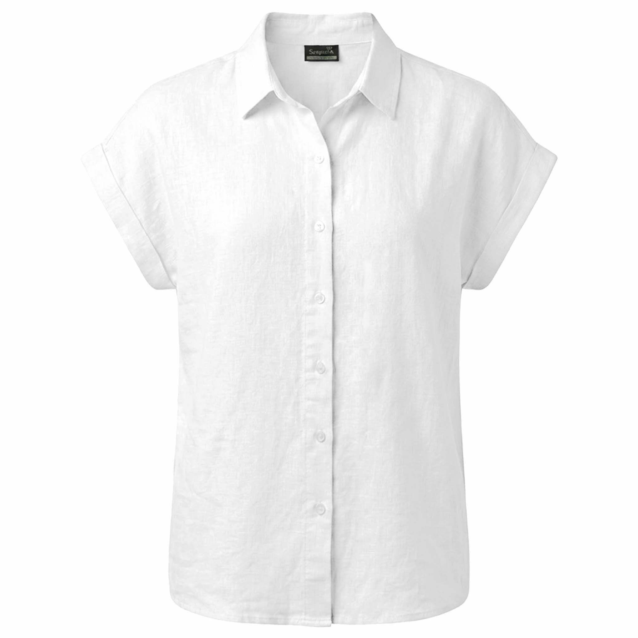 Sequoia Blouse Linnen Wit | Tall