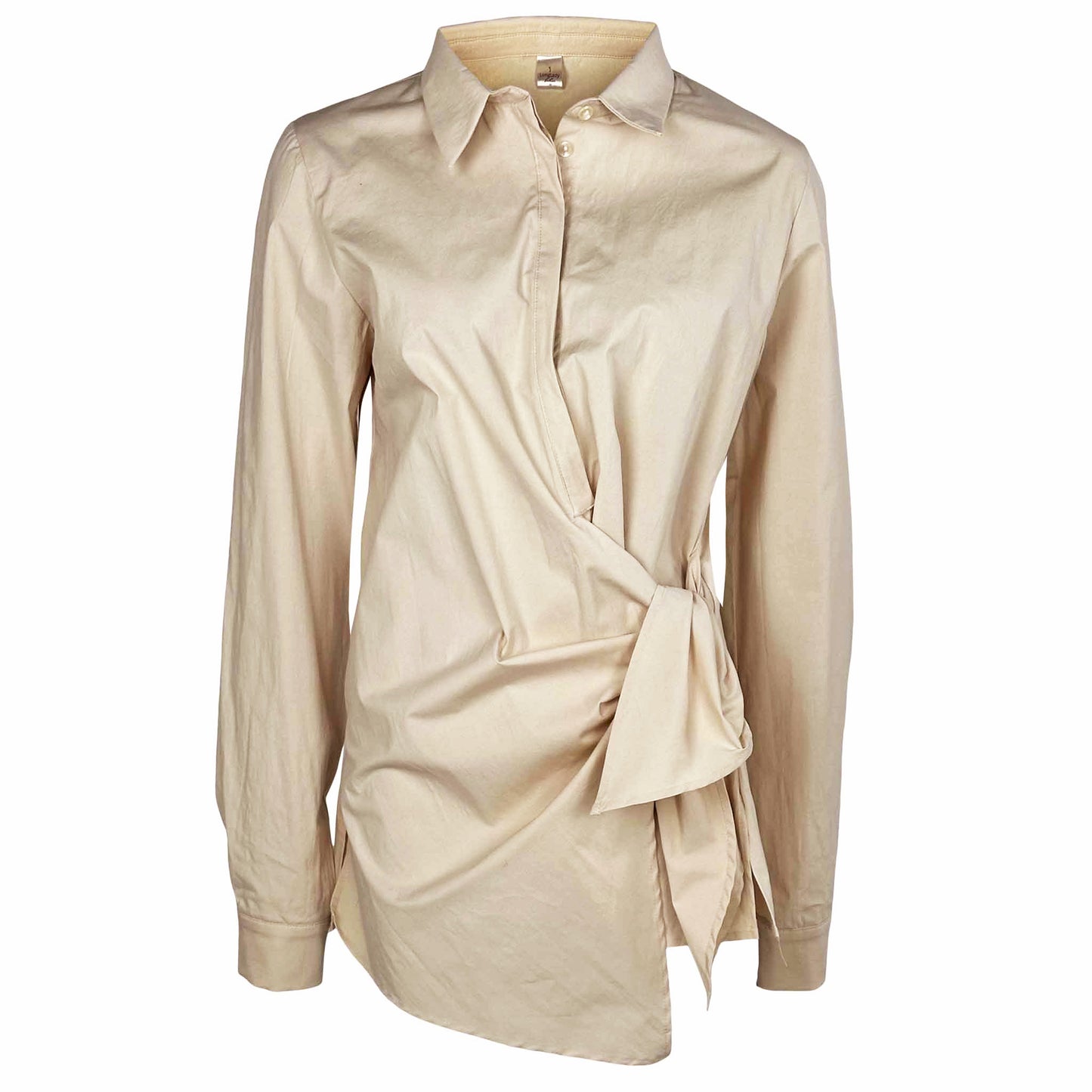 Mode lange vrouwen Longlady Blouse Dana beige - Tall blouses