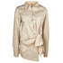 Mode lange vrouwen Longlady Blouse Dana beige - Tall blouses