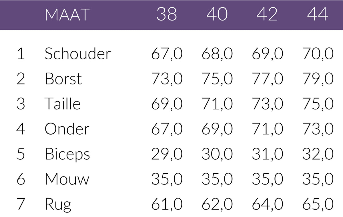 Maattabel Kimara Blouse Marion | Tall