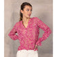 Tall Kimara Blouse Thesa Fuchsia - lange vrouwen