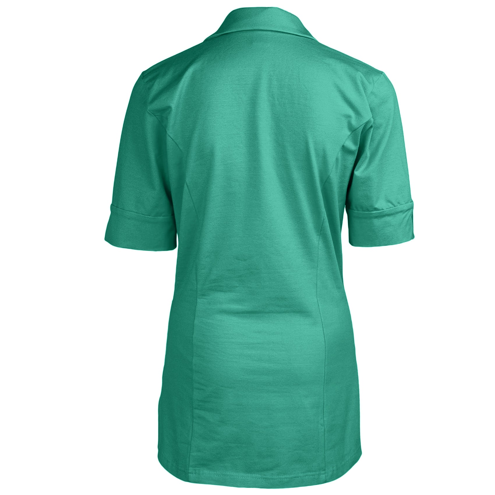 Longlady Blouse Daan Emerald, tall kleding voor lange dames, achteraanzicht