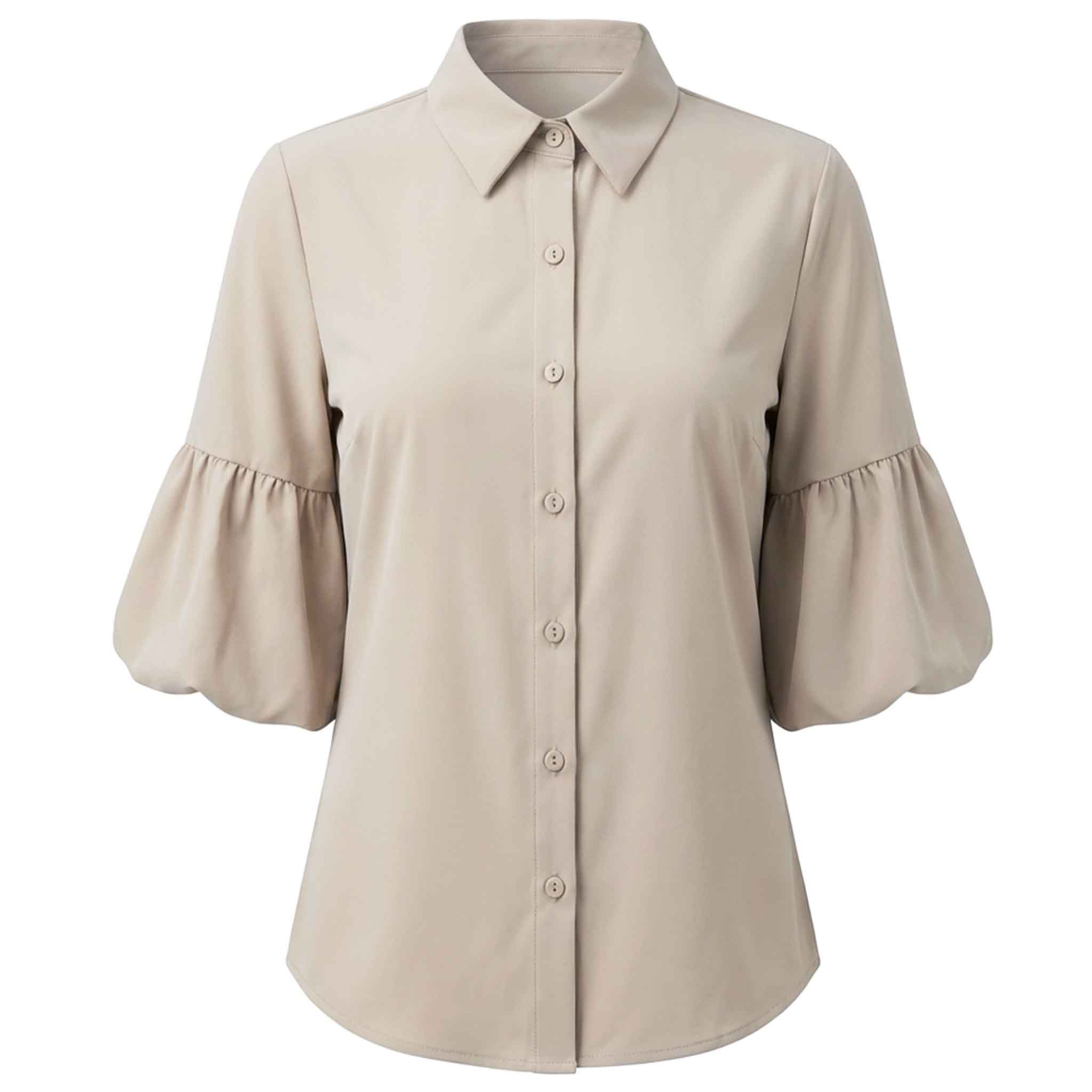 Longlady Blouse Dara Light Beige | Tall