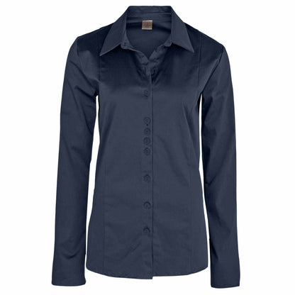 Longlady Blouse Dienne Donkerblauw | Tall