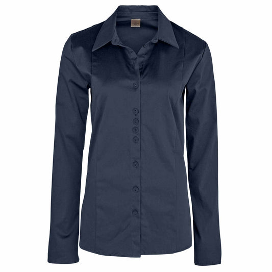 Longlady Blouse Dienne Donkerblauw | Tall