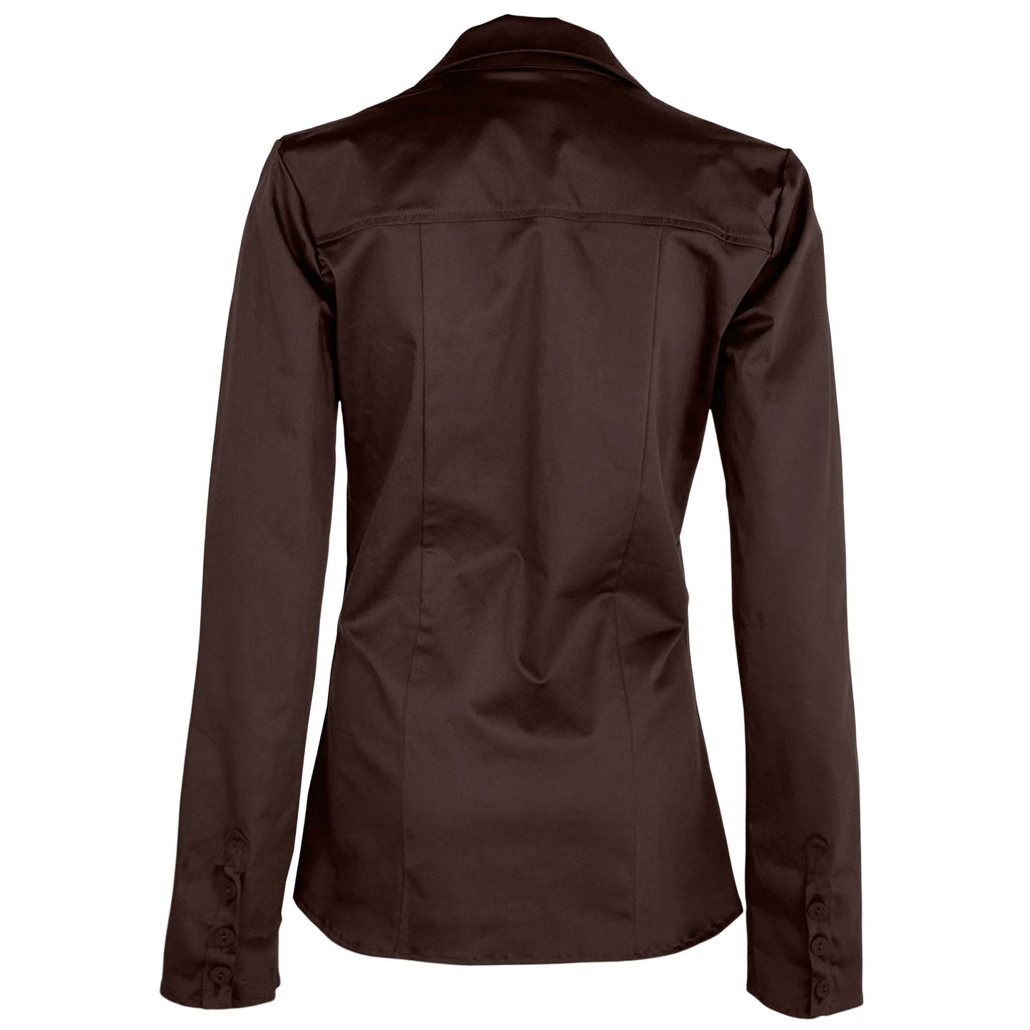 Longlady Blouse Dienne Donkerbruin | Tall