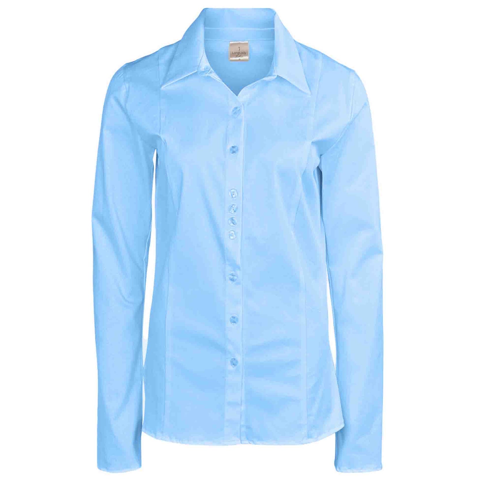 Longlady Blouse Dienne Lichtblauw | Tall