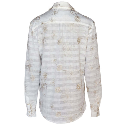 Longlady Blouse Dyna, tall kleding voor lange dames, achteraanzicht