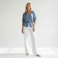 Longlady Blouse Odinne Blauw | Tall