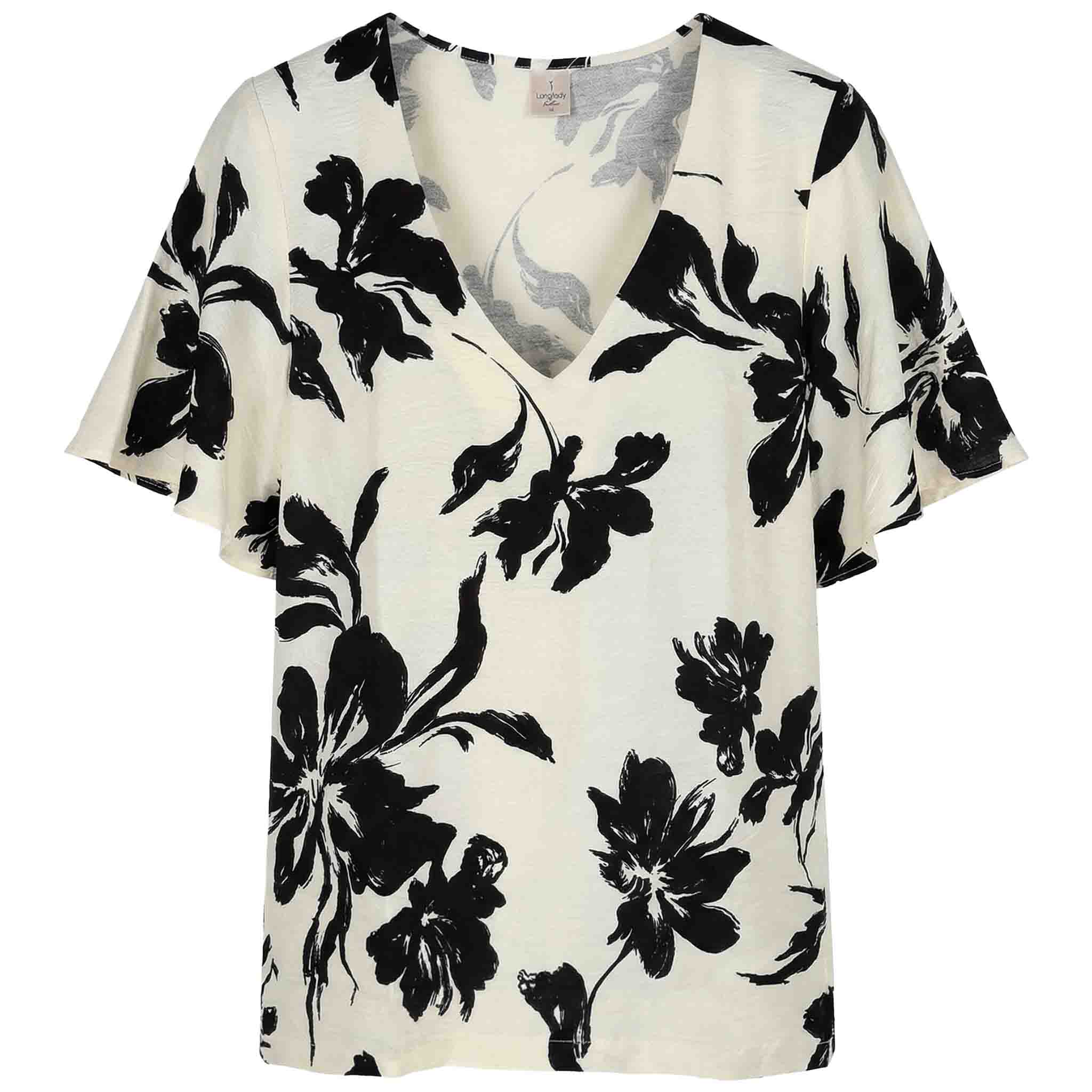 Longlady Blouse Tynka Offwhite | Tall