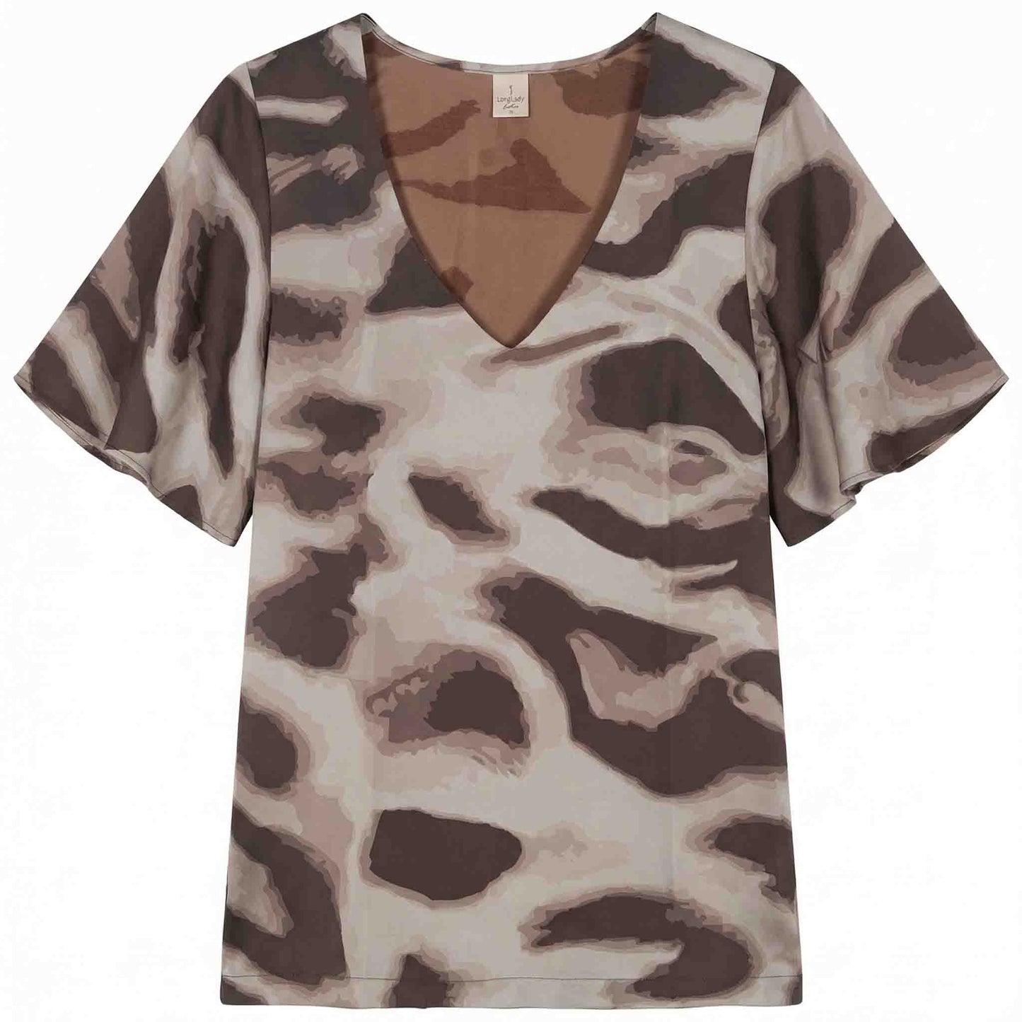 Longlady Blouse Tynka Taupe | Tall