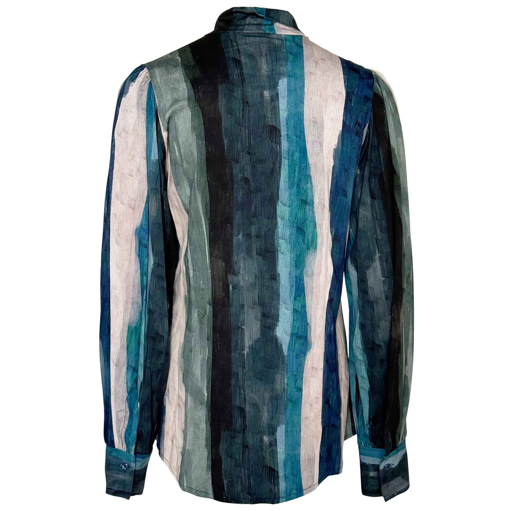 Only-M Blouse Degrade, tall kleding voor lange dames, achteraanzicht