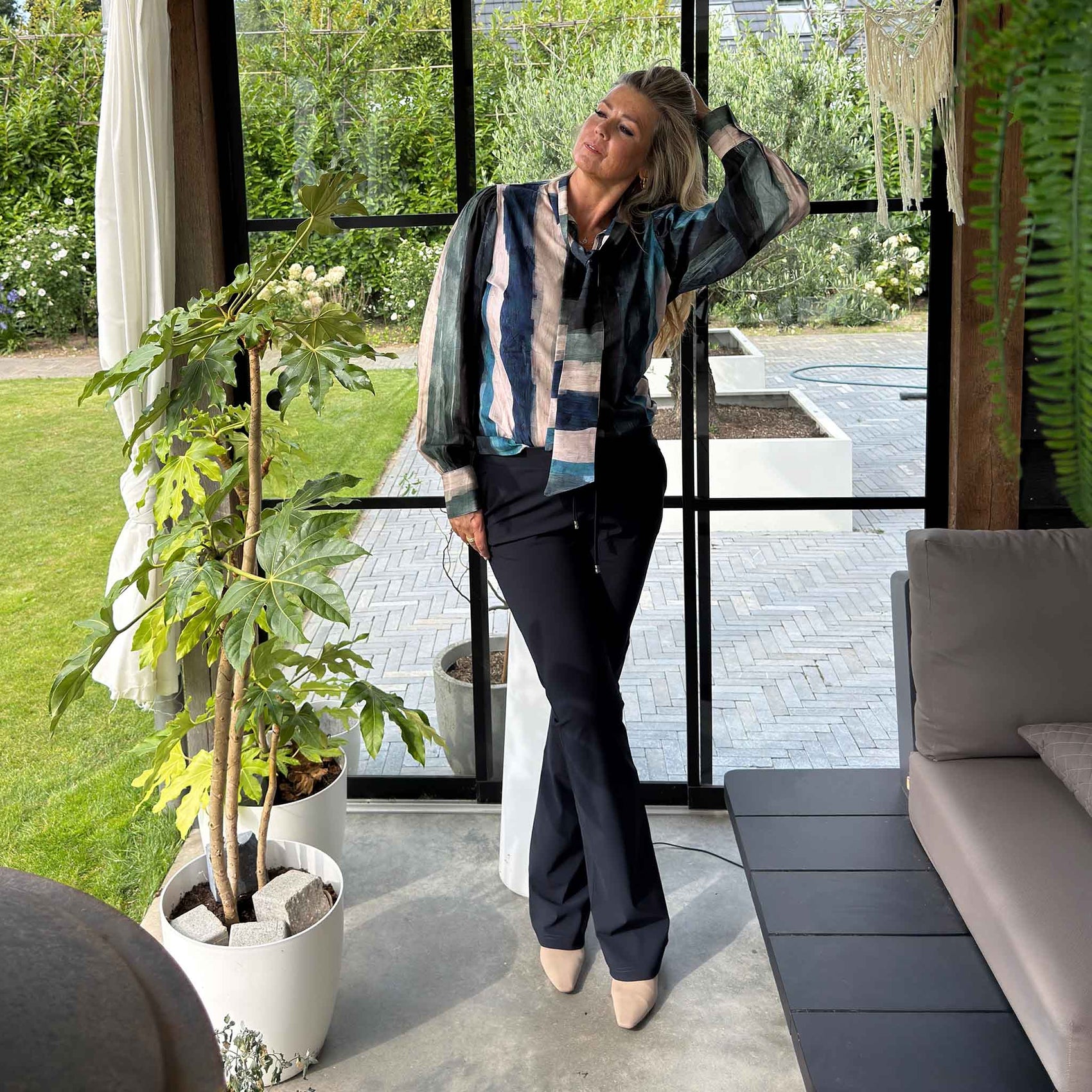 Only-M Blouse Degrade, tall kleding voor lange vrouwen