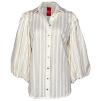 Tall Only-M Blouse Pofmouw Righe - lange vrouwen