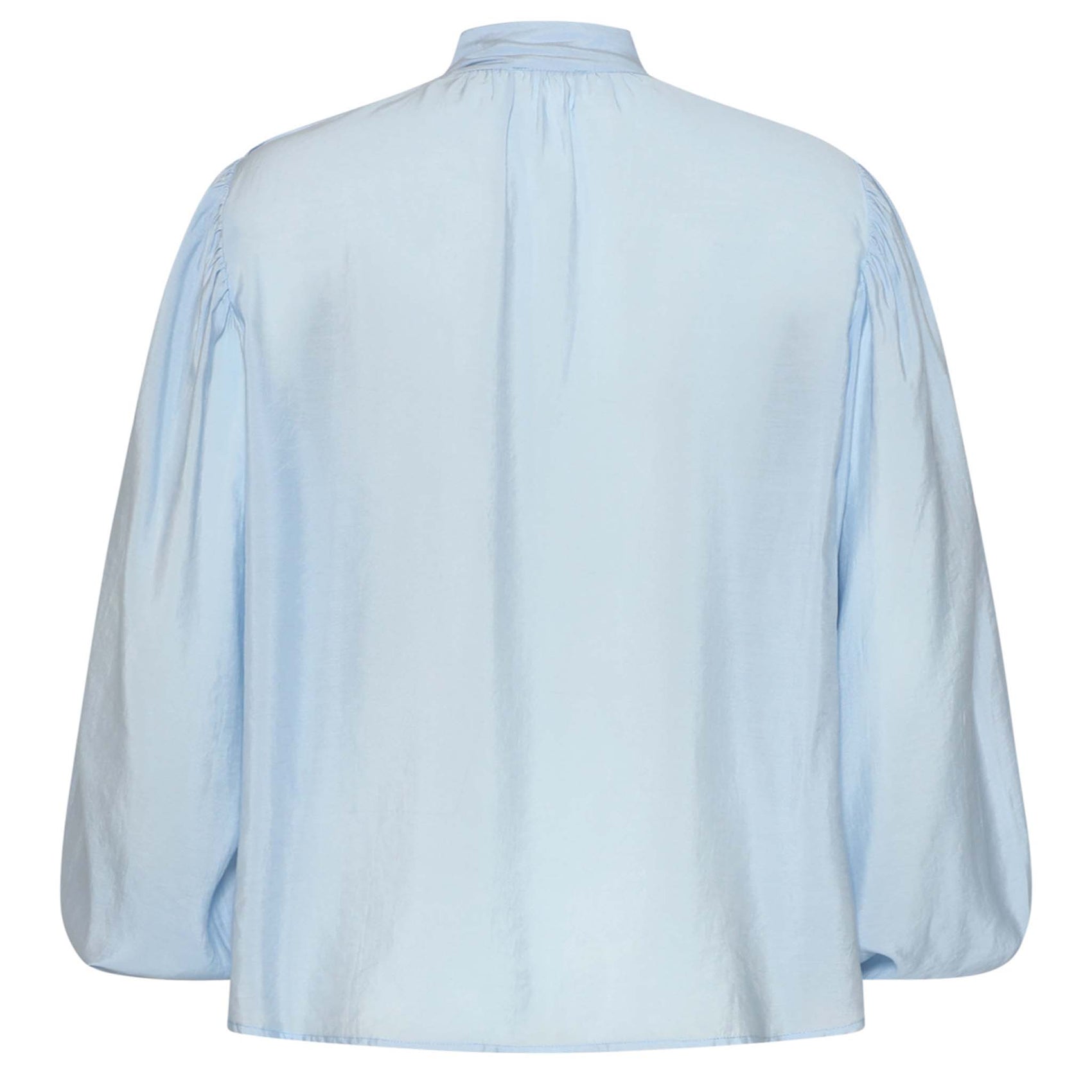 Smashed Lemon Blouse Lichtblauw – achterzijde – kleding voor lange vrouwen