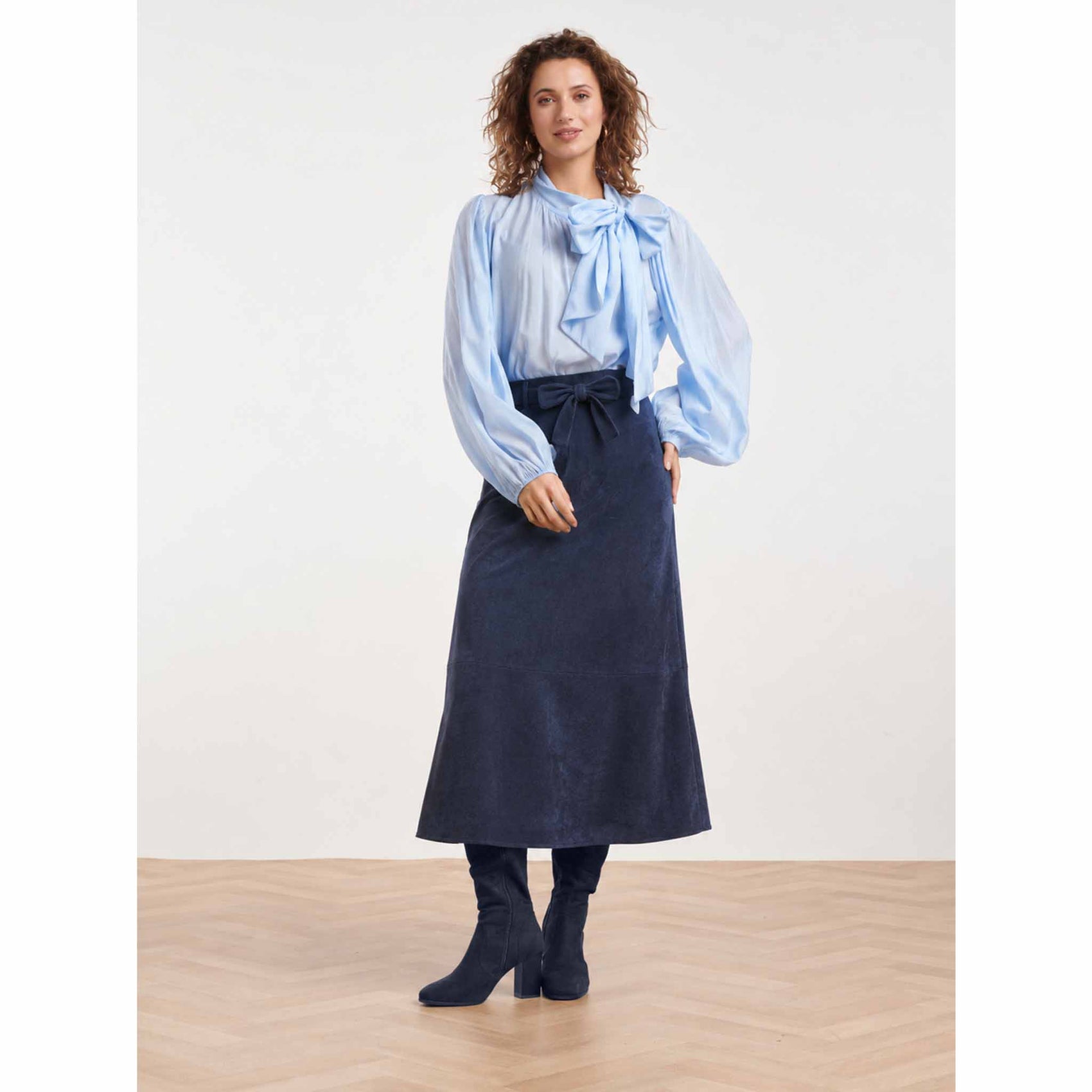 Smashed Lemon Blouse Lichtblauw | Tall