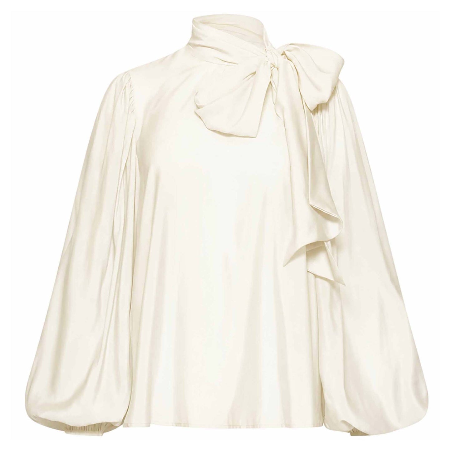 Smashed Lemon Blouse Offwhite – voorzijde – lange dames mode